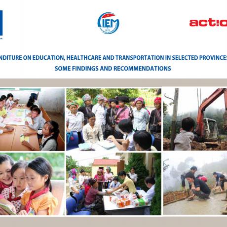 Public expenditure on education, healthcare and transportation in selected province in Vietnam: Some findings and recommendations