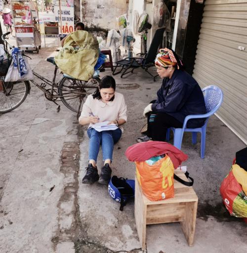 Informal workers in urban areas participated in the research survey on Thursday, Nov. 26, 2020.