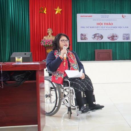 Communication to raise public awareness about the rights of people with disabilities and improve community integration