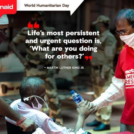 Today is the World Humanitarian Day 2020